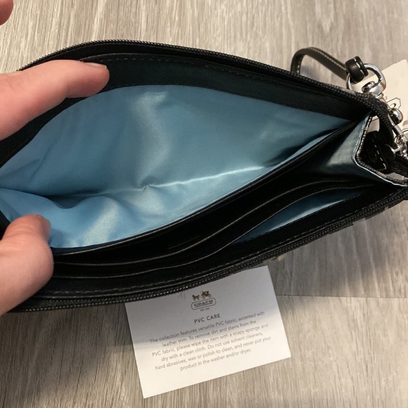 Coach Monogram Wristlet with Wallet Storage - Picture 9 of 14